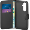 Puro Booklet Case with Flip and Wallet for Samsung Galaxy S25 - Black - (PUSGS25BOOKC8BLK)