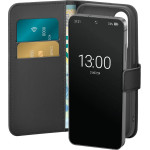 Puro Booklet Case with Flip and Wallet for Samsung Galaxy S25+ - Black - (PUSGS25PBOOKC8BLK)