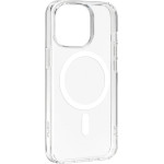 Puro Cover in PC+TPU+TPE with integrated magnets LITE MAG PRO for iPhone 15 Pro, white color - (PUIPC15P61LITEMPWHI)