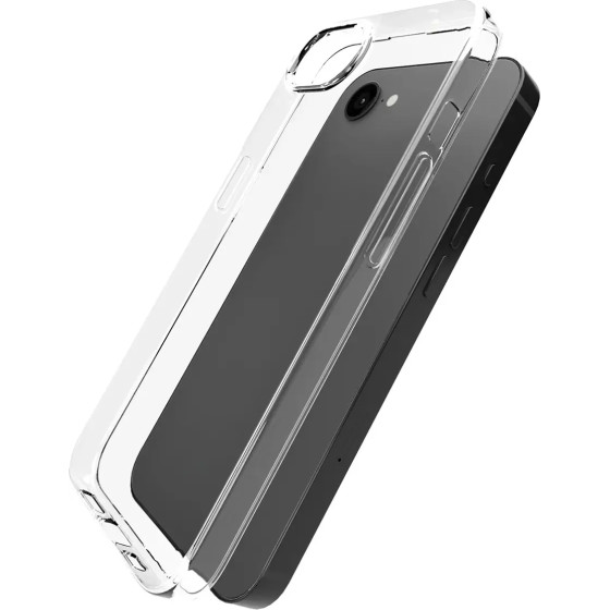 Puro Cover TPU Ultra-Slim ''0.3 NUDE'' for iPhone 16E, transparent - (PUIPCSE2503NUDETR)