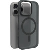 Puro Daylight MagSafe Silicone Case for iPhone 16 - Black - (PUIPC1661DAYLBLK)