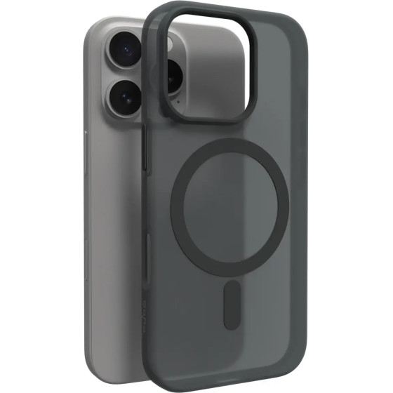 Puro Daylight MagSafe Silicone Case for iPhone 16 - Black - (PUIPC1661DAYLBLK)