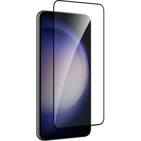 Puro Frame Tempered Glass with Black Frame for Samsung Galaxy S25 / S24 - (PUSDGFRS24SGBLK)