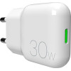 Puro GaN SLIMPRO 30W USB-C Wall Charger - White - (PUFCMTCUSBC30WG1WHI)