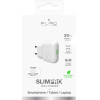 Puro GaN SLIMPRO 30W USB-C Wall Charger - White - (PUFCMTCUSBC30WG1WHI)
