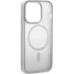 Puro Gradient MagSafe Silicone Case for iPhone 15 Pro - Silver - (PUIPC15P61GRADIENTSI)