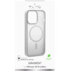Puro Gradient MagSafe Silicone Case for iPhone 15 Pro Max - Silver - (PUIPC15P67GRADIENTSI)