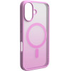 Puro Gradient MagSafe Silicone Case for iPhone 16 - Pink - (PUIPC1661GRADROSE)