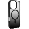Puro Gradient MagSafe Silicone Case for iPhone 16 Pro - Black - (PUIPC16P61GRADBLK)