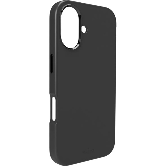 Puro Icon Mag Pro MagSafe Silicone Case for iPhone 16 - Black - (PUIPC1661ICONMPBLK)