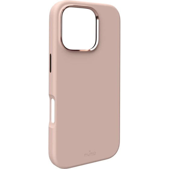 Puro Icon Mag Pro MagSafe Silicone Case for iPhone 16 Pro Max - Beige - (PUIPC16P67ICONMPBEG)