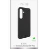 Puro Icon Silicone Case for Samsung Galaxy S25+ - Black - (PUSGS25PICONBLK)