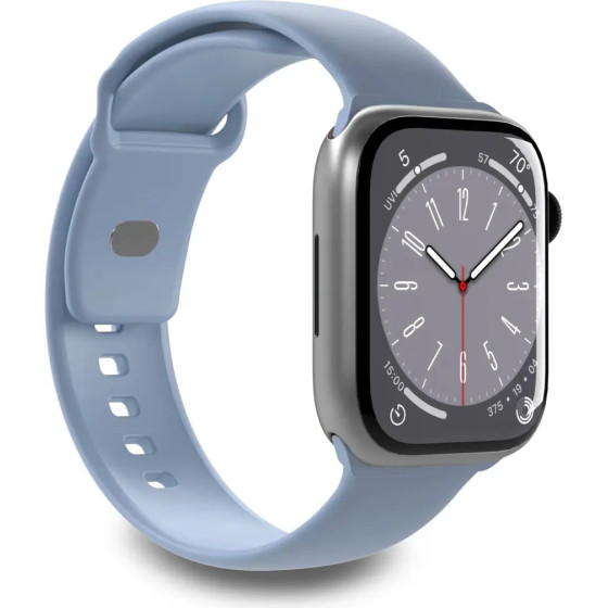 Puro Icon Silicone Strap for Apple Watch 38 / 40 / 41 mm - Light Blue (2 pcs.) - (PUICNAW40LBLUE)