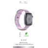 Puro Icon Silicone Strap for Apple Watch 42 / 44 / 45 / 49 mm - Lavender (2 pcs.) - (PUICNAW44LVD)