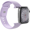 Puro Icon Silicone Strap for Apple Watch 42 / 44 / 45 / 49 mm - Lavender (2 pcs.) - (PUICNAW44LVD)