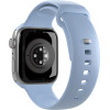 Puro Icon Silicone Strap for Apple Watch 42 / 44 / 45 / 49 mm - Light Blue (2 pcs.) - (PUICNAW44LBLUE)