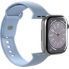 Puro Icon Silicone Strap for Apple Watch 42 / 44 / 45 / 49 mm - Light Blue (2 pcs.) - (PUICNAW44LBLUE)