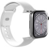 Puro Icon Silicone Strap for Apple Watch 42 / 44 / 45 / 49 mm - White (2 pcs.) - (PUICNAW44WHI)