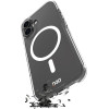 Puro Impact Clear D3O MagSafe Silicone Case for iPhone 16 - Transparent - (PUIPC1661IMPCLD3OTR)