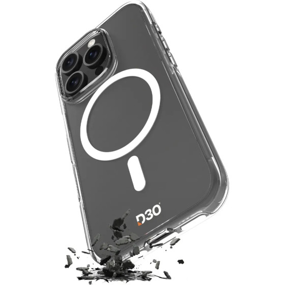 Puro Impact Clear D3O MagSafe Silicone Case for iPhone 16 Plus - Transparent - (PUIPC1667IMPCLD3OTR)