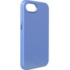 Puro Liquid Silicon Cover ''ICON MAG PRO'' with Magsafe, metal buttons and camera ring for iPhone 16E, blue - (PUIPCSE25ICONMPBLUE)