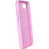 Puro Liquid Silicon Cover ''ICON MAG PRO'' with Magsafe, metal buttons and camera ring for iPhone 16E, pink - (PUIPCSE25ICONMPROSE)