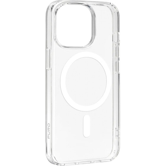 Puro Lite Mag MagSafe Silicone Case for iPhone 15 Pro Max - Transparent - (PUIPC15P67LITEMAGTR)