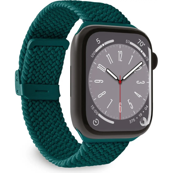Puro Loop Nylon Strap for Apple Watch 42 / 44 / 45 / 49 mm - Dark Green - (PUAW44LOOPDKGRN)