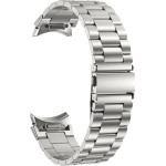 Puro METAL Stainless Steel Strap for Samsung Galaxy Watch 4 / 4 Classic / 5 / 5 Pro / 6 / 6 Classic - Silver - (PUGW6METALSIL)