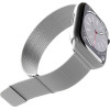 Puro Milanese Stainless Steel Strap for Apple Watch 42 / 44 / 45 / 49 mm - Silver - (PUMILAW44SIL)