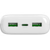 Puro Powerbank DAILY 20 PLUS 20000mAh 2x USB-A / 1x USB-C 22.5W PD AFC - white - (PUFCBB200P3WHI)