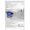 Puro PROLITE 10W 2x USB-A wall charger + USB-A - USB-C cable 1.2m - white - (PUTC2USBA10WDYKACWHI)