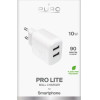 Puro PROLITE 10W 2x USB-A Wall Charger - White - (PUTC2USBA10WDYWHI)