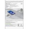 Puro PROLITE 20W USB-A / USB-C wall charger + USB-C - USB-C cable 1.2m - white - (PUTCUSBAC20WDYKCCWHI)
