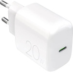 Puro PROLITE 20W USB-C Wall Charger - White - (PUTCUSBC20WDYWHI)