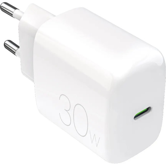 Puro PROLITE 30W USB-C Wall Charger - White - (PUTCUSBC30WDYWHI)