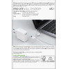 Puro PROLITE 45W USB-C Wall Charger - White - (PUTCUSBC45WDYWHI)