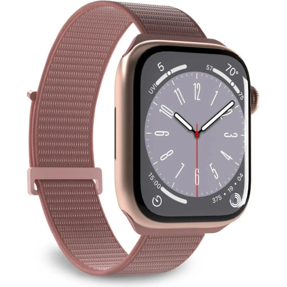 Puro Sport Nylon Strap for Apple Watch 38 / 40 / 41 mm - Pink - (PUSPORTAW40ROSE)
