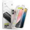 Ringke Easy Slide 2-pack Black Frame Tempered Glass for iPhone 16 Pro Max - (25896-0)