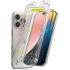 Ringke Easy Slide 2-pack Black Frame Tempered Glass for iPhone 16 Pro Max - (25896-0)