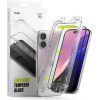 Ringke Easy Slide 2-pack tempered glass with black frame for iPhone 15 / 16 - (25869-0)