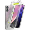 Ringke Easy Slide 2-pack tempered glass with black frame for iPhone 15 / 16 - (25869-0)