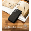 Ringke Folio Signature Flip Leather Case for Samsung Galaxy S22 + (S22 Plus) Black - (FSS118R262)
