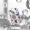 Ringke Fusion Design Armored Case Cover with Gel Frame for iPhone 14 Plus transparent (Purple rose) - (FD637E29)