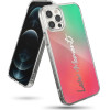 Ringke Fusion Design PC Case with TPU Bumper for iPhone 12 Pro Max pink-green - (GNAP0028)