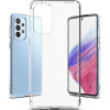 Ringke Fusion Matte tpu case with a translucent Samsung Galaxy A73 gel frame - (Ringke SAMSUNG Galaxy A73 FUSION MATTE CLEAR)