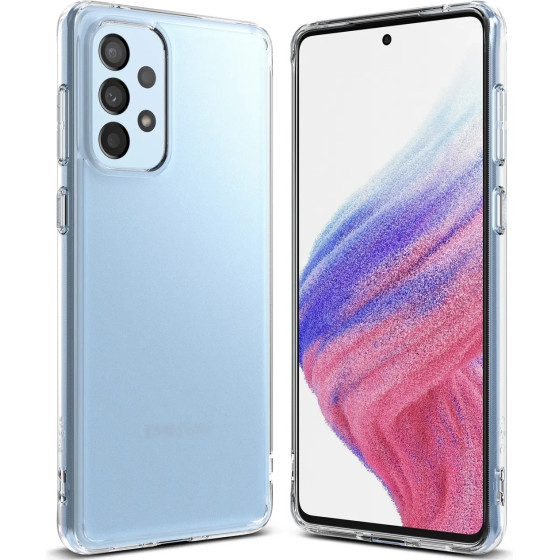 Ringke Fusion Matte tpu case with a translucent Samsung Galaxy A73 gel frame - (Ringke SAMSUNG Galaxy A73 FUSION MATTE CLEAR)