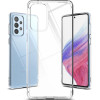 Ringke Fusion tpu case with frame for Samsung galaxy a73 transparent - (Ringke SAMSUNG Galaxy A73 FUSION CLEAR)