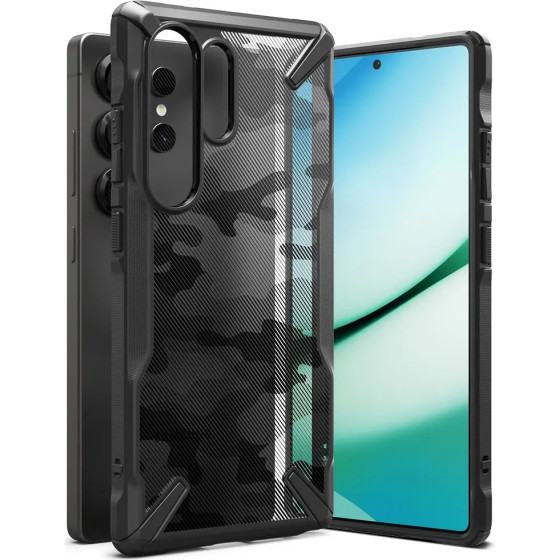 Ringke Fusion X Case for Samsung Galaxy S25 Ultra - Black Camo - (27044-0)