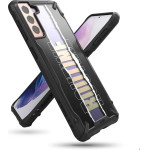 Ringke Fusion X Design durable PC Case with TPU Bumper for Samsung Galaxy S21+ 5G (S21 Plus 5G) black (Routine) - (XDSG0054)